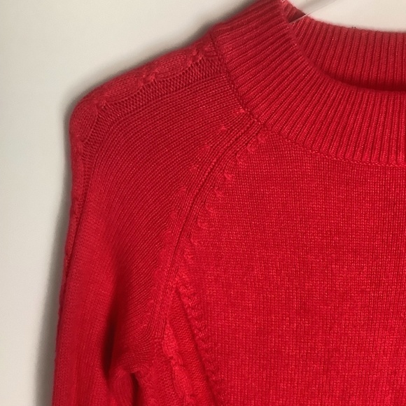 Nanette Leopore Women's 100% 2 Ply Red Cashmere Sweater S‎ - Picture 6 of 14
